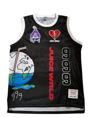 Headgear Classics Juice WRLD Men’s Black Mesh Tank Top